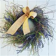 Scented Lavender &amp; Heather wreath 