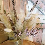 Dried vase arrangement 