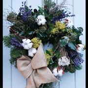 Lavender Christmas wreath 