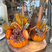 Mini pumpkin arrangements 